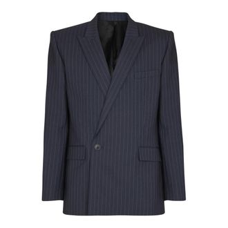 Balmain Hombre, Chaquetas, Azul, Talla: S