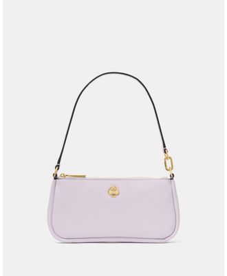Kate Spade New York Womens Kayla Convertible Wristlet - Purple Leather - One Size