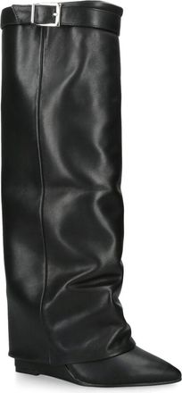 Steve Madden Womens Leather Corenne Black Boots - Size UK 7