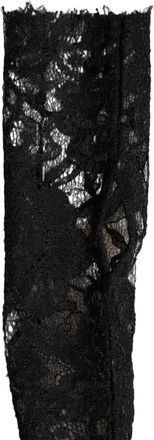 Dolce & Gabbana Floral Lace Arm Warmers - Black