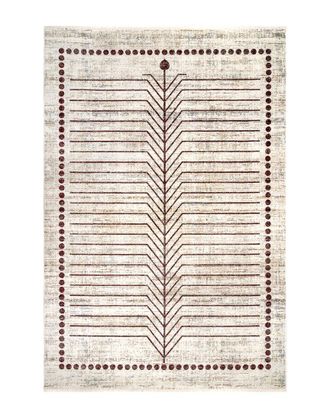 nuLOOM Discontinued Nuloom Gothic Zen Fringed Rug