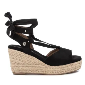Xti Womens Wedge Sandals In Black