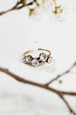 Tataborello Ring mit Kristallen Seta