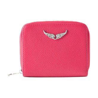 Zadig&Voltaire Mini Zv Grained Leather - female - Zadig & Voltaire - Wallets & Cardholders - Pink - ONE SIZE - Accessories