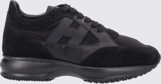 Hogan Sneakers Interactive in nylon e pelle scamosciata con logo H