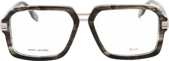 Marc Jacobs MARC715 Acetate Rectangle Eyeglasses - Gray