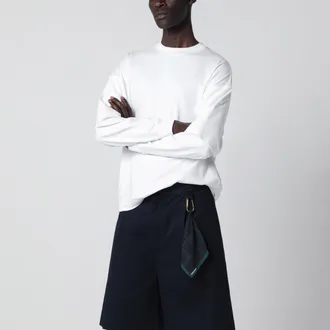 Darkpark White Troy Double-Sleeve T-Shirt