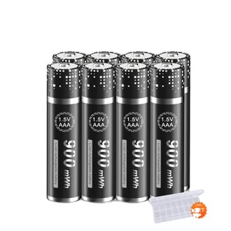 OEM Bater&iacute;as Recargables De Iones De Litio, Cargador Inteligente De 8 Ranuras, Compatibilidad Vers&aacute;til, Color Dorado