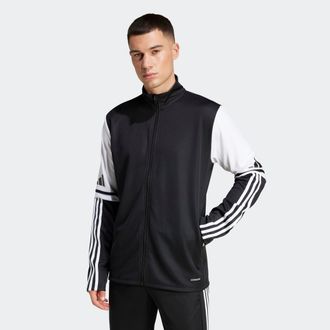 adidas Trainingsjacke ADIDAS PERFORMANCE SQ25 TR JKT, Herren, Gr. XXL, schwarz-weiss (schwarz, wei&szlig;), Obermaterial: 100% Polyester, Jacken Trainingsjacke