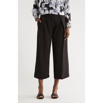 Nicole Miller Wide Leg Pants in Very Black at Nordstrom Rack, Size 16