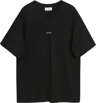 Soulland ASH T-shirt - unisex - T-shirts - Zwart - 2Xs/Xs - Katoen - Tops