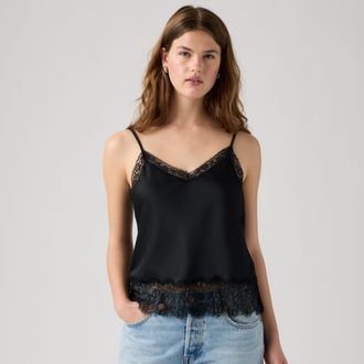 Levi's Lynn Cami Tank Top - Womens - XS - Black