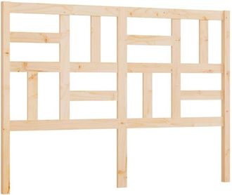 vidaXL Cabecero de cama madera maciza de pino 146x4x104 cm Vidaxl