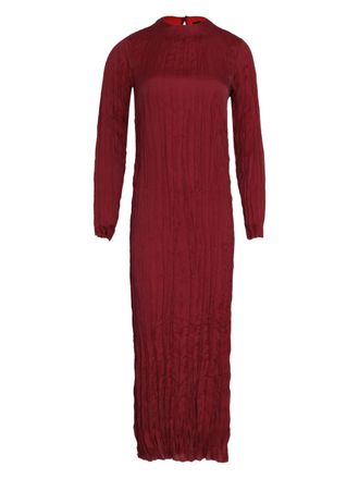 Osklen Gekreukte maxi-jurk - Rood