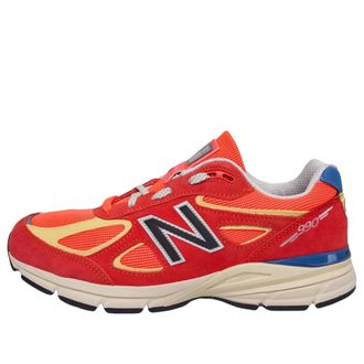 New Balance 990v4 Made in USA Urgent Red Maize Sea Stone U99076B