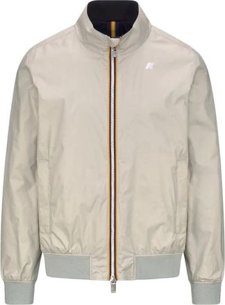 K-Way Reversible Jacket Arsene Plus. 2 - Heren - Zomerjassen - Beige - M - Jassen
