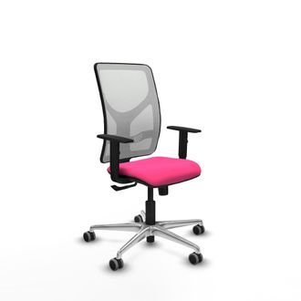 Piqueras y Crespo Silla Ergon&oacute;mica Piqueras Y Crespo Motilla Rosa Soporte Lumbar
