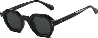 Generic Driving Mens Outdoor Sunglasses Womens Party Commuter Sun Glasses(Black)