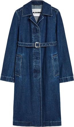 Jil Sander Trench denim - Blu