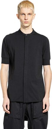 Thom Krom Stand Collar Short Sleeve Shirt