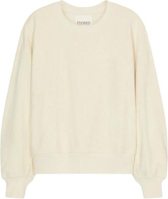 Closed Hoodies & sweatvesten, Dames, Beige, M, Katoen, Jersey