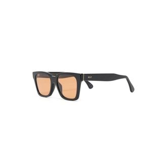 Retro Superfuture Sunglasses, unisex, Black, Size: 52 MM America Refined Sunglasses