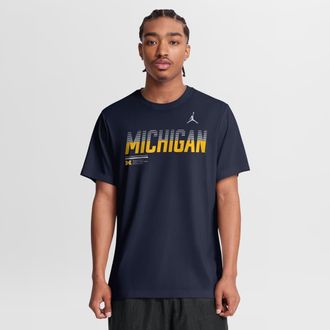 Jordan Brand Mens Jordan Brand Navy Michigan Wolverines Sideline Legend Dri-FIT T-Shirt at Nordstrom, Size Xx-Large