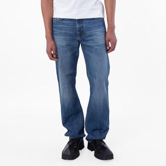 Versace Light Wash Straight Jeans, Waist Size 31