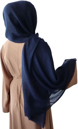 Generic New Ultra-Light Breathable Super Soft Cotton Hijab - For Occasional & Every Day Wear Extremely Easy to Style & Ideal for All Seasons