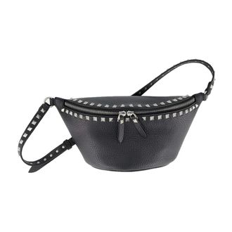 Valentino Garavani Heren, Tassen, Zwart, Maat: ONE Size Leer