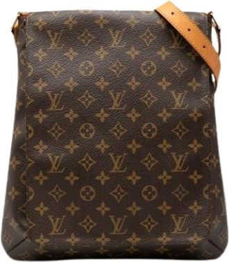 Louis Vuitton Pre-owned Cross Body Bags, female, Brown, Size: ONE SIZE Pre-owned Fabric Crossbody Bag