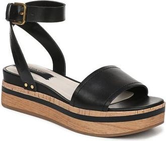 Franco Sarto Hava Platform Sandal in Black at Nordstrom, Size 5.5