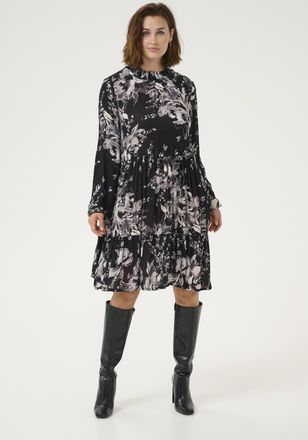 Kaffe Jurk Loose fit black multi