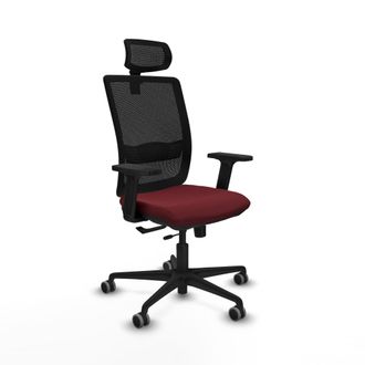 Piqueras y Crespo Silla De Oficina Piqueras Y Crespo Haches Negro Espuma 50 Mm