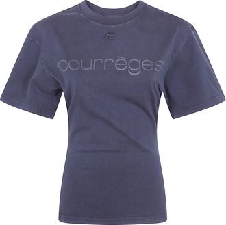 Courr&egrave;ges T-Shirt Logo Print