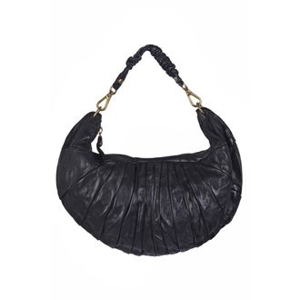 Campomaggi Shoulder Bags, female, Black, Size: ONE SIZE Borsa Luna media