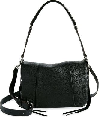 Aim&eacute;e Corfu Convertible Shoulder Bag in Black W Silver at Nordstrom Rack