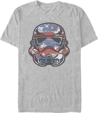 Star Wars Mens Star Wars Patriotic Stormtrooper T Shirt in Sport Grey at Nordstrom, Size Xxx-Large