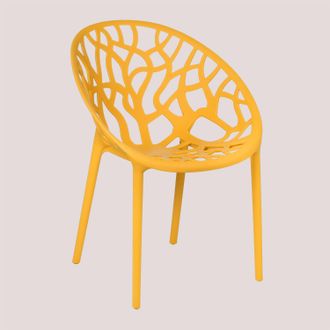 Sklum Sklum - Pack De 4 Sillas De Comedor Apilables En Polipropileno Ores