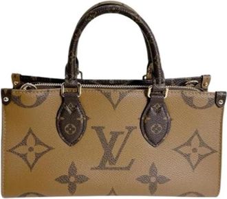 Louis Vuitton Pre-owned Mini Pouch Tote - Dames - Vintage Mini Tas - Bruin - ONE Size - Vintage