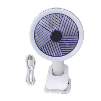 OEM Ventilador Usb Con Clip Y Led, Bater&iacute;a Recargable De 4000 Mah, Ventilador De Escritorio, Ventilador De Techo Multifunci&oacute;n