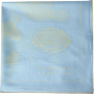 Jacquemus Le Foulard Paysan - Dames - Zijden sjaals - Blauw - ONE Size - Accessoires