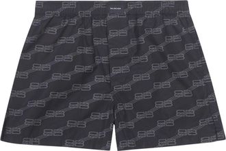 Balenciaga BB cotton mini shorts - women - Cotton - 34 - Black