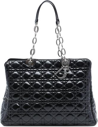 Dior Pre-owned Dior Large Patent Cannage Soft Zipped Lady Dior Shopping Tote Ladies 4M7P2XGSEPEHWLHR