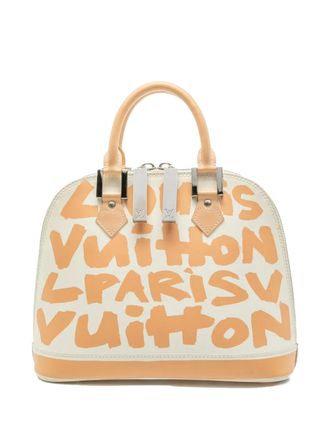 Louis Vuitton 2001 Stephen Sprouse Graffiti Alma MM handbag - White