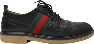 Gucci Pre-owned Womens Kids Darby Brogues in Black Leather - Size EU 37