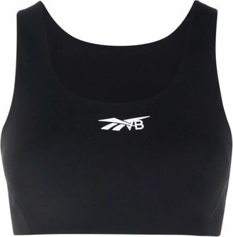 Reebok Victoria Beckham Zwarte Sportbeha - Dames - Sport BHs - Zwart - XS - Fitness