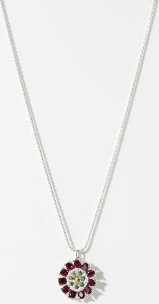 Bleue Burnham Mens Dorset Dahlia pendant necklace