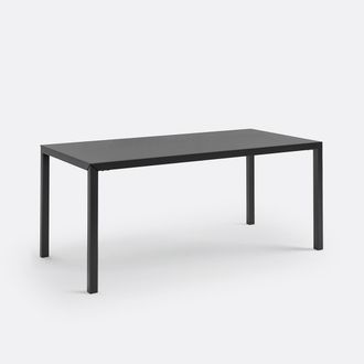 La Redoute Interieurs Eettafel, zwart gelakt staal, 6 personen, HIBA