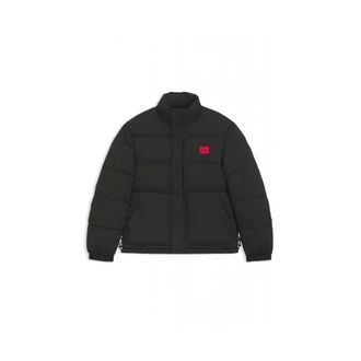 HUGO BOSS Heren, Jassen, Zwart, Maat: L Leer